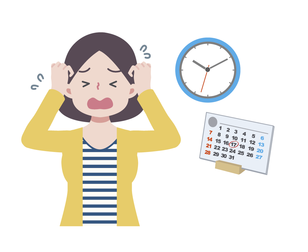 引っ越しの準備が忙しくて時間がない