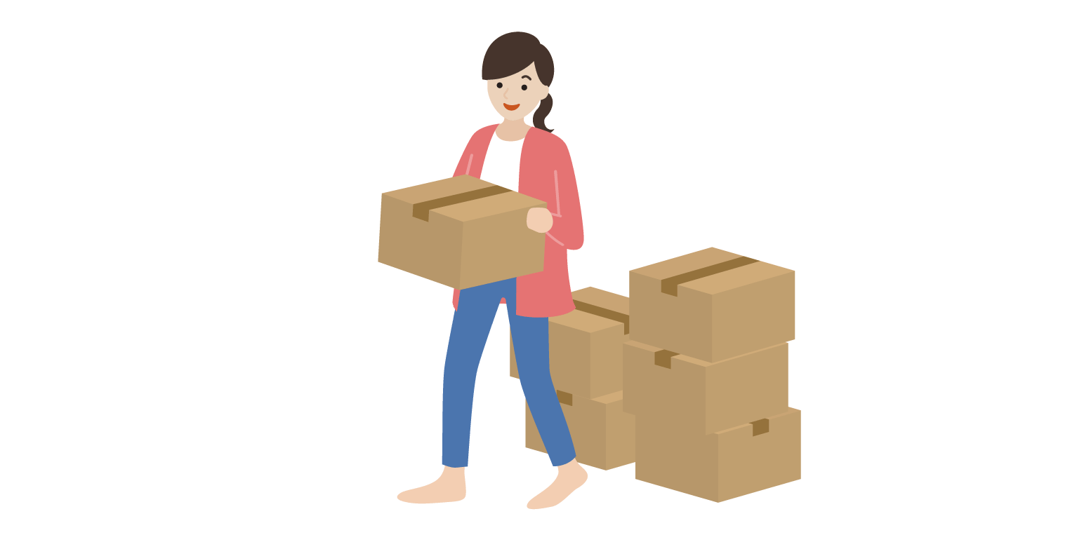 自分も一緒に作業を手伝う