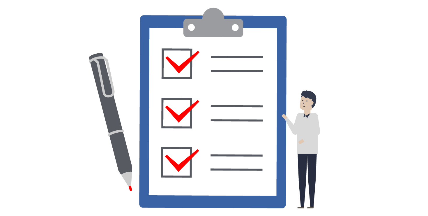 必要なものをリスト化する