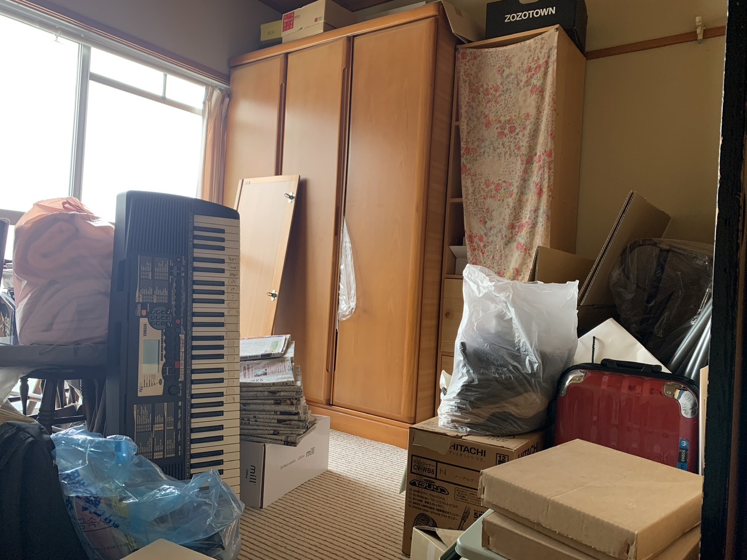 【松江市 B様】一人暮らしに伴う遺品整理の回収事例