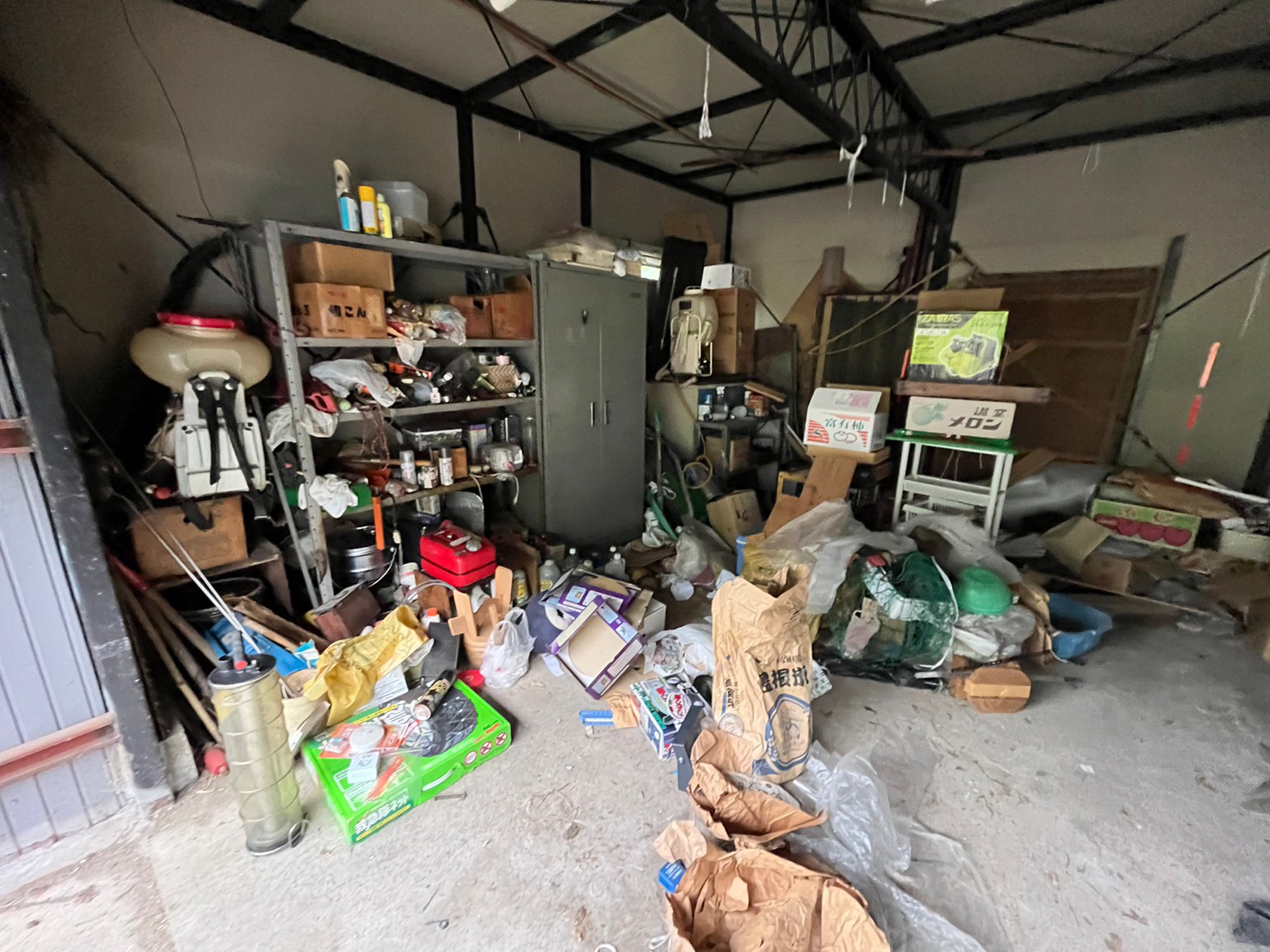 【松江市 I様】倉庫整理に伴う不用品回収の回収事例